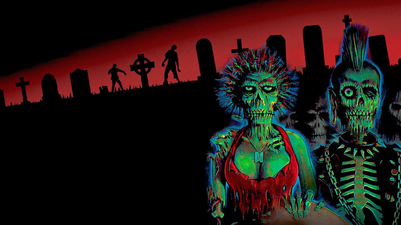 Le Retour des morts-vivants backdrop