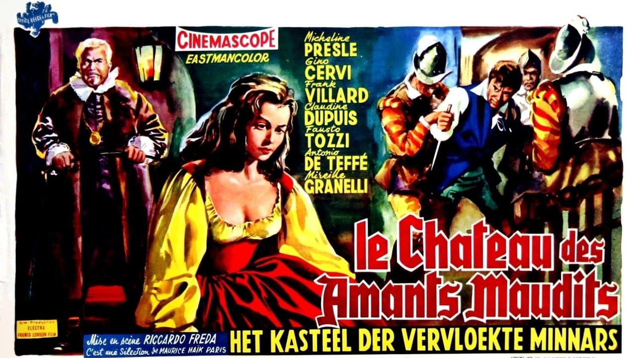Le château des amants maudits backdrop
