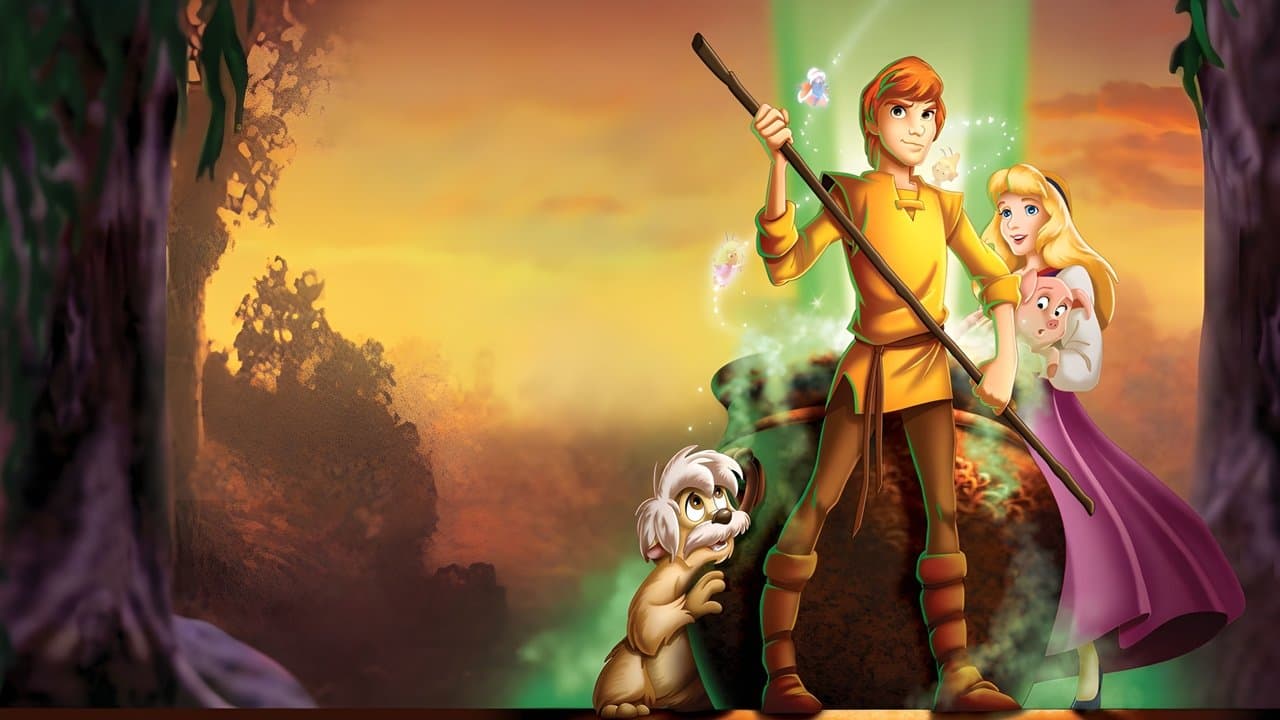 Taram et le chaudron magique backdrop