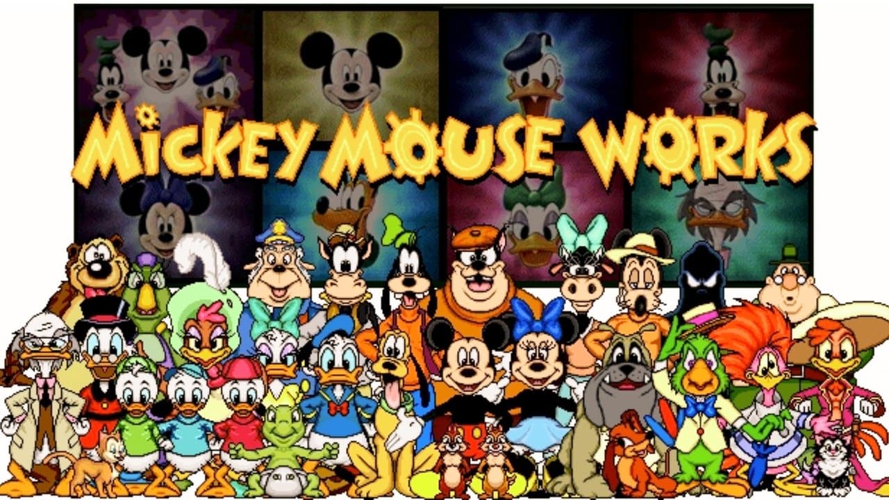 Mickey Mania backdrop