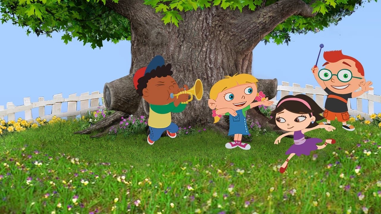 Les Petits Einstein backdrop