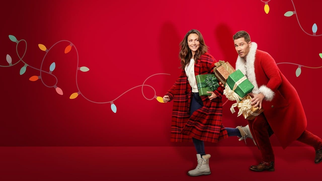 Coup de foudre pour le fils du Père Noël backdrop