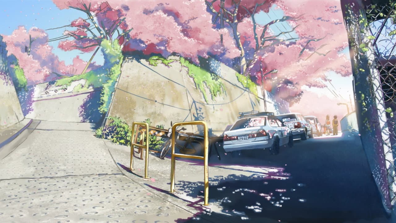 5 centimètres par seconde backdrop