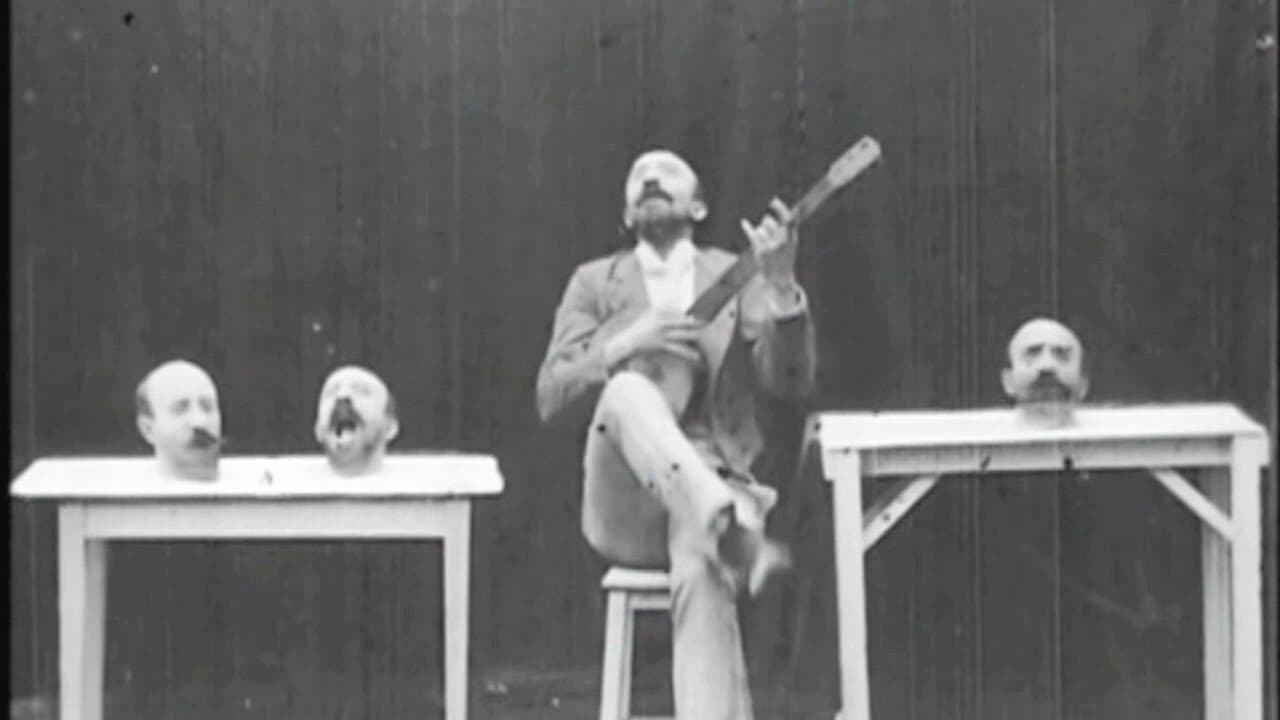 Un homme de têtes backdrop