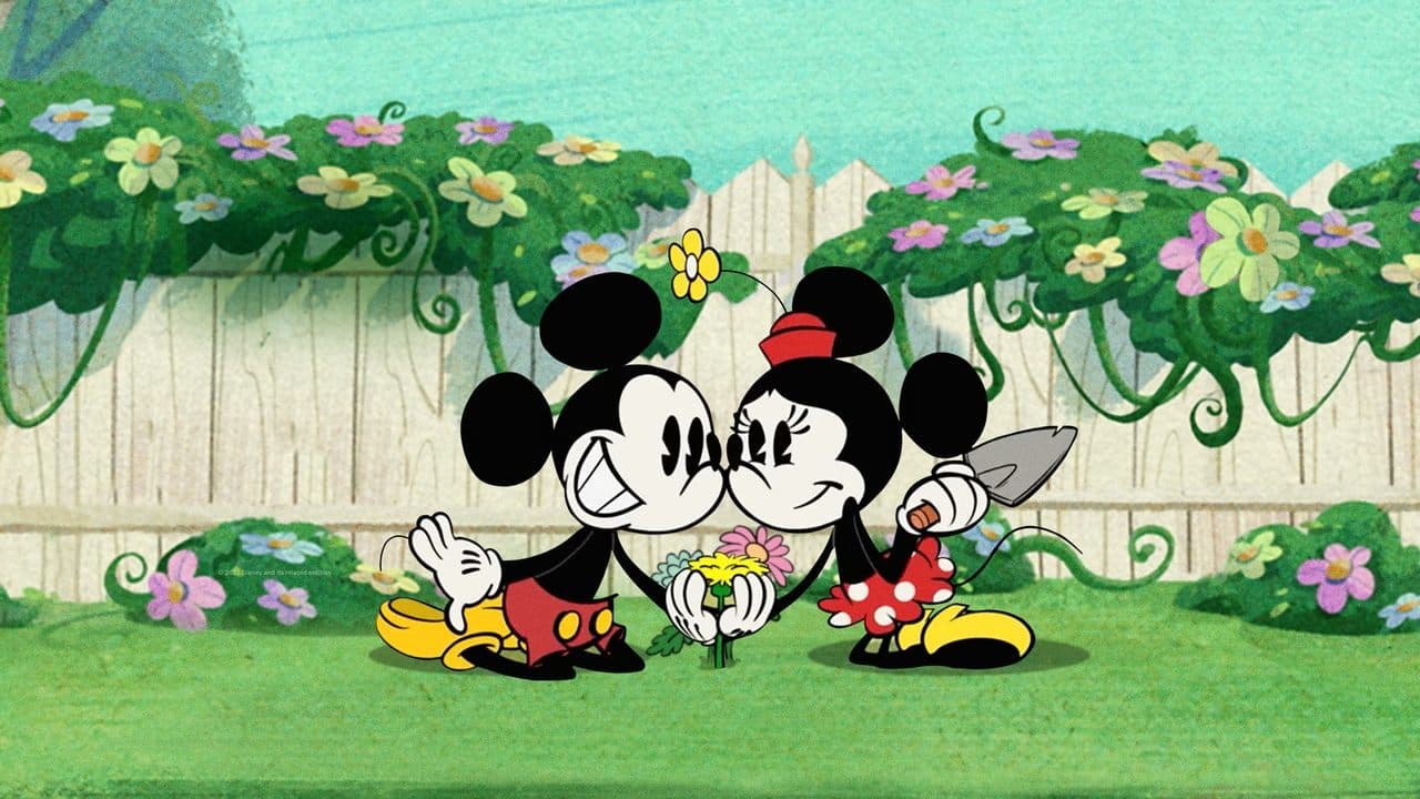 Le printemps merveilleux de Mickey backdrop