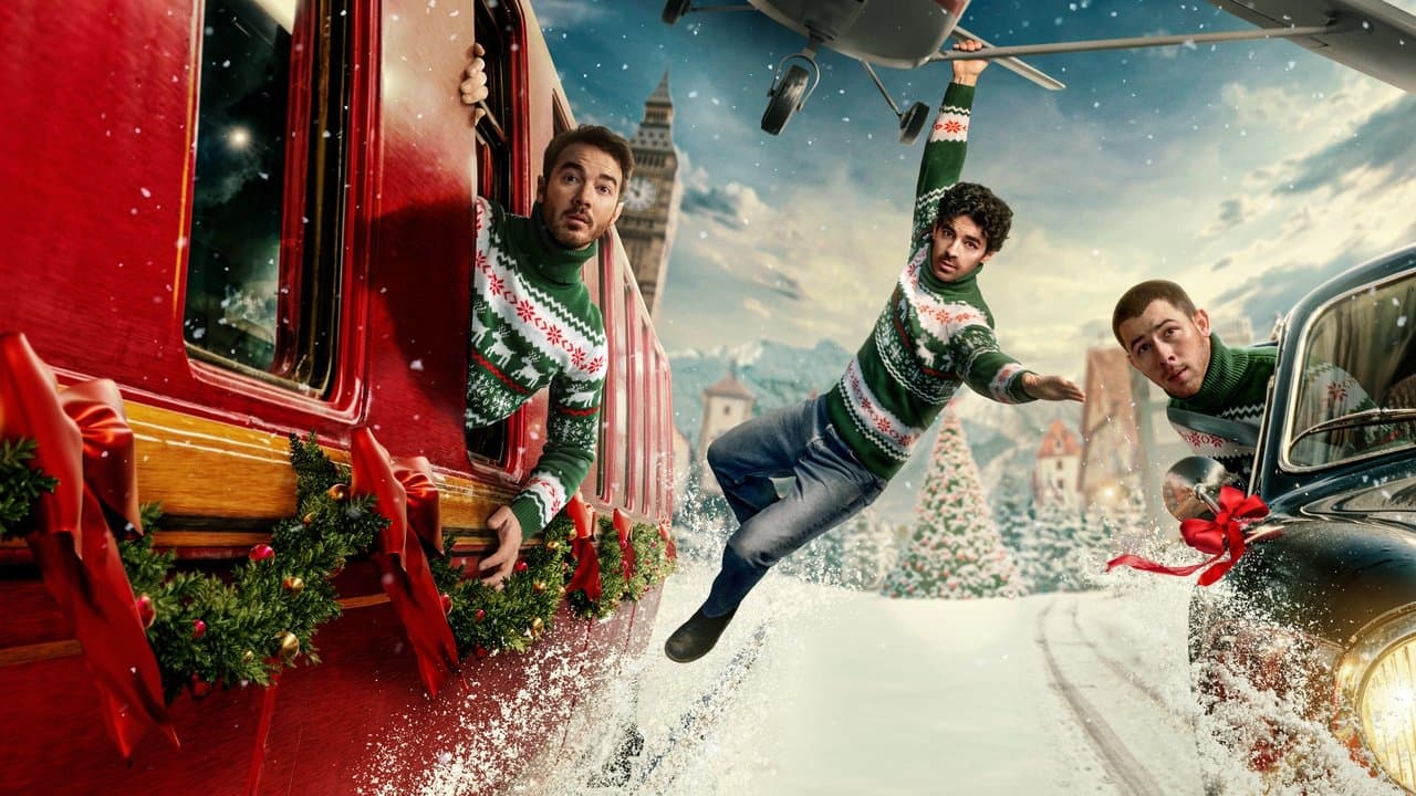 Un Noël chez les Jonas Brothers backdrop