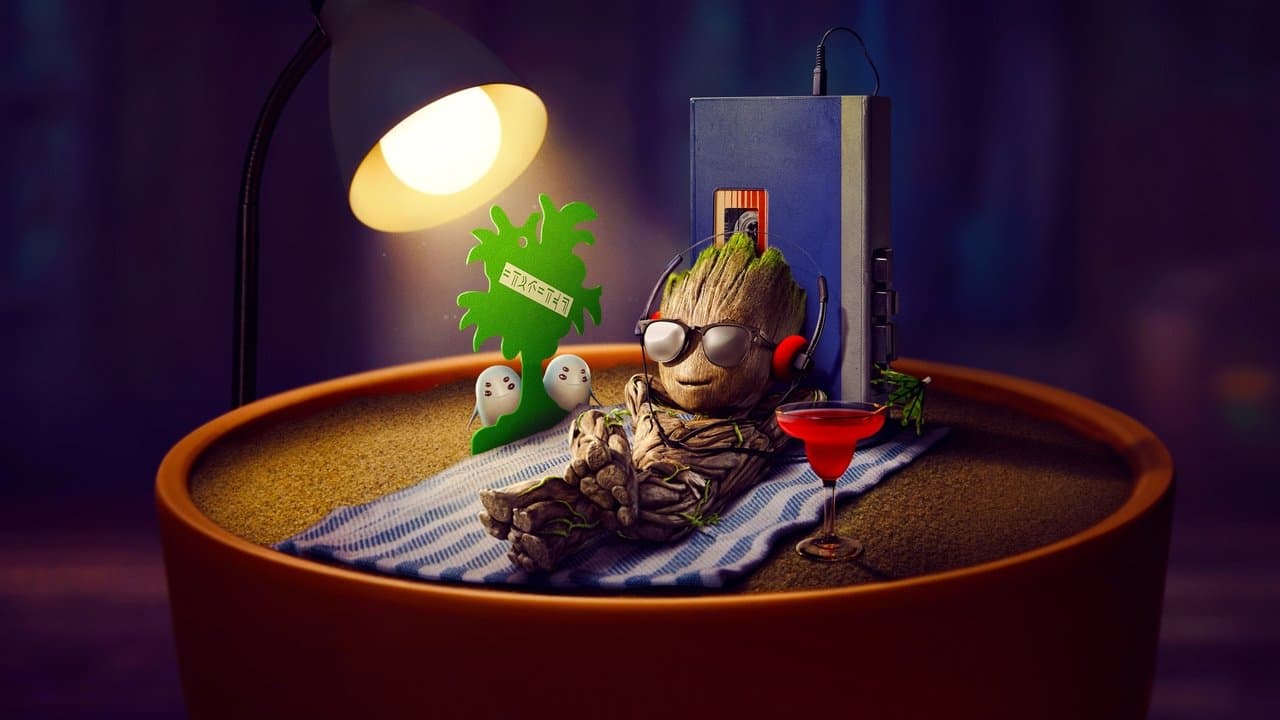 Je s'appelle Groot backdrop