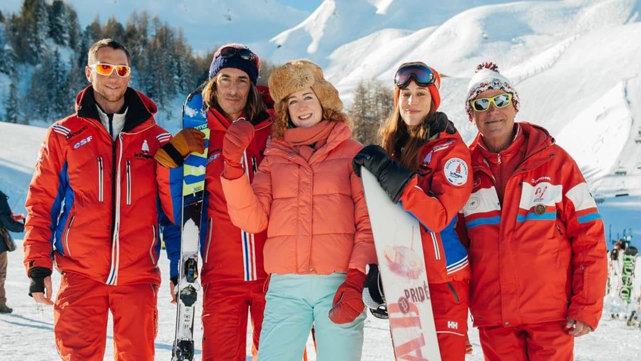 Les petits flocons backdrop