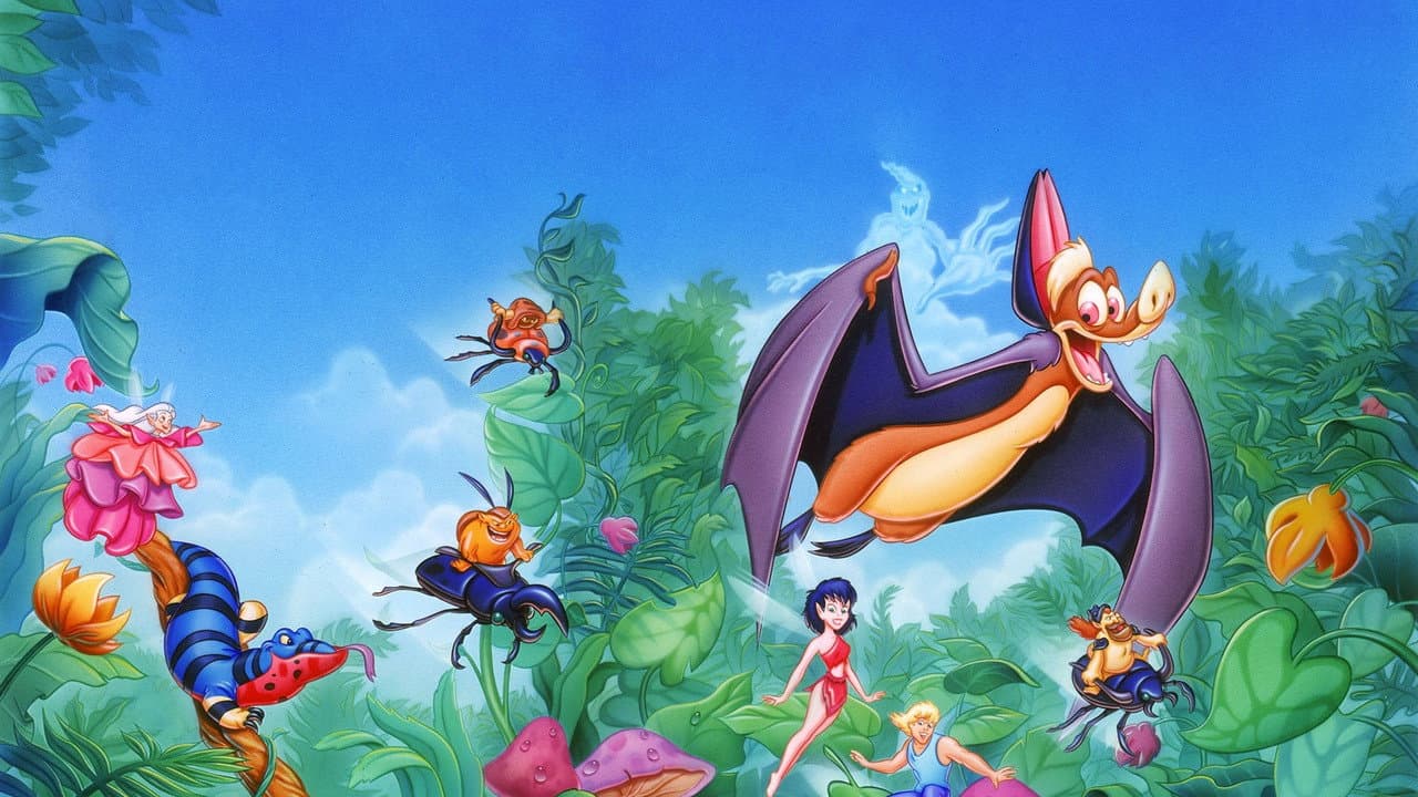 Les Aventures de Zak et Crysta dans la forêt tropicale de FernGully backdrop