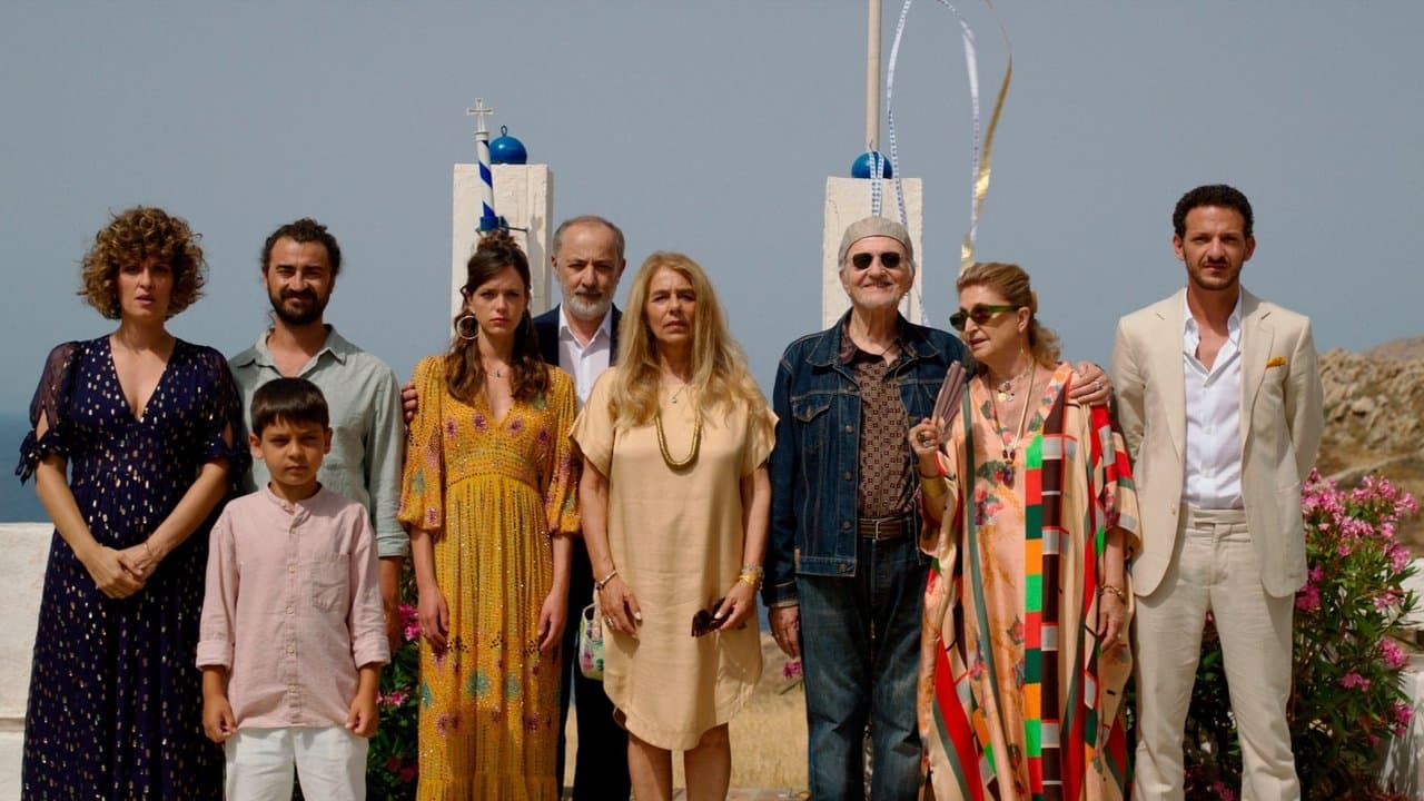 I Love Greece backdrop