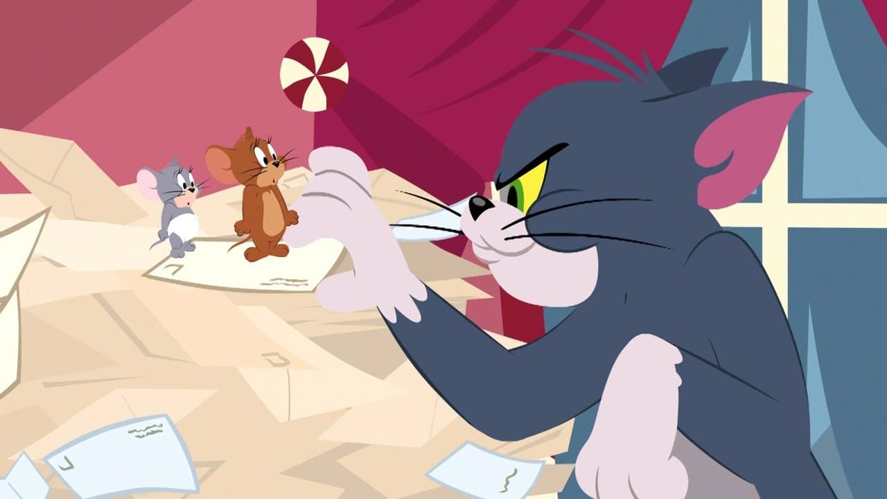 Tom et Jerry - Droles de lutins pour le père Noel backdrop