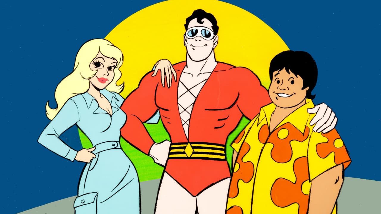 Plastic Man backdrop