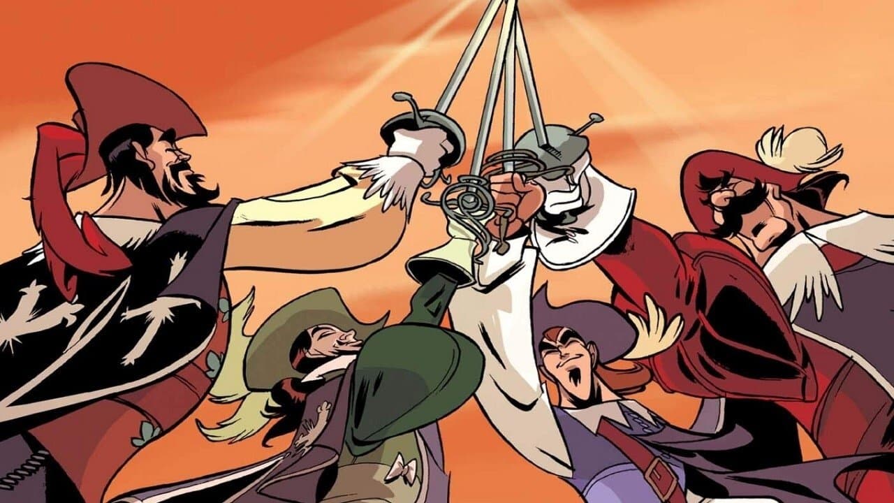 Les Trois Mousquetaires backdrop