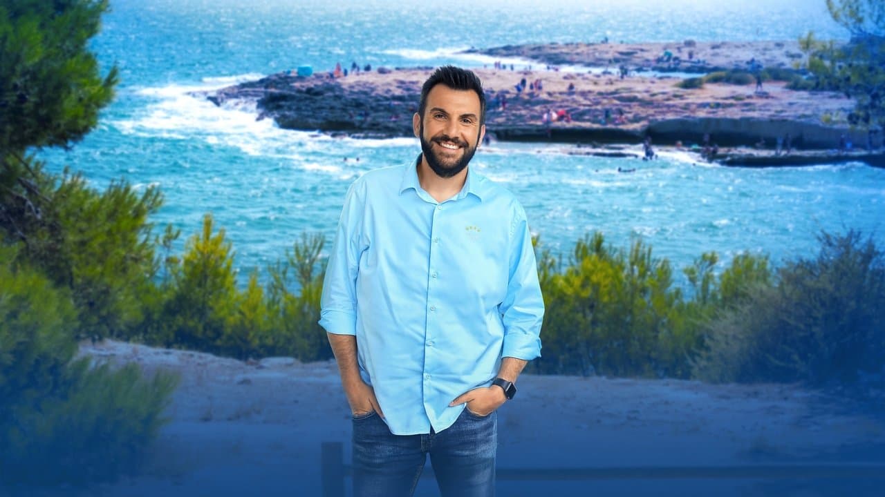 Camping paradis backdrop