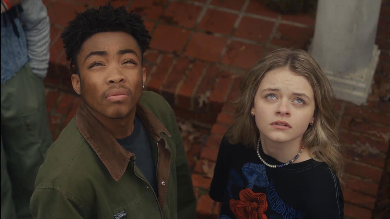 Paysage à la main invisible backdrop