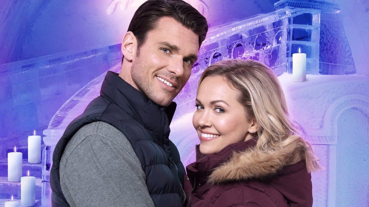 Coup de foudre au château de glace backdrop