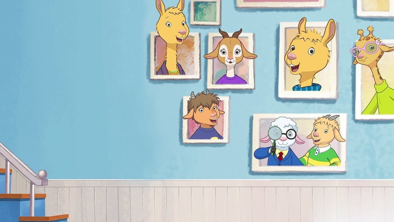 Petit lama backdrop