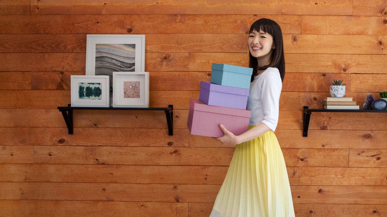 L'art du rangement avec Marie Kondo backdrop
