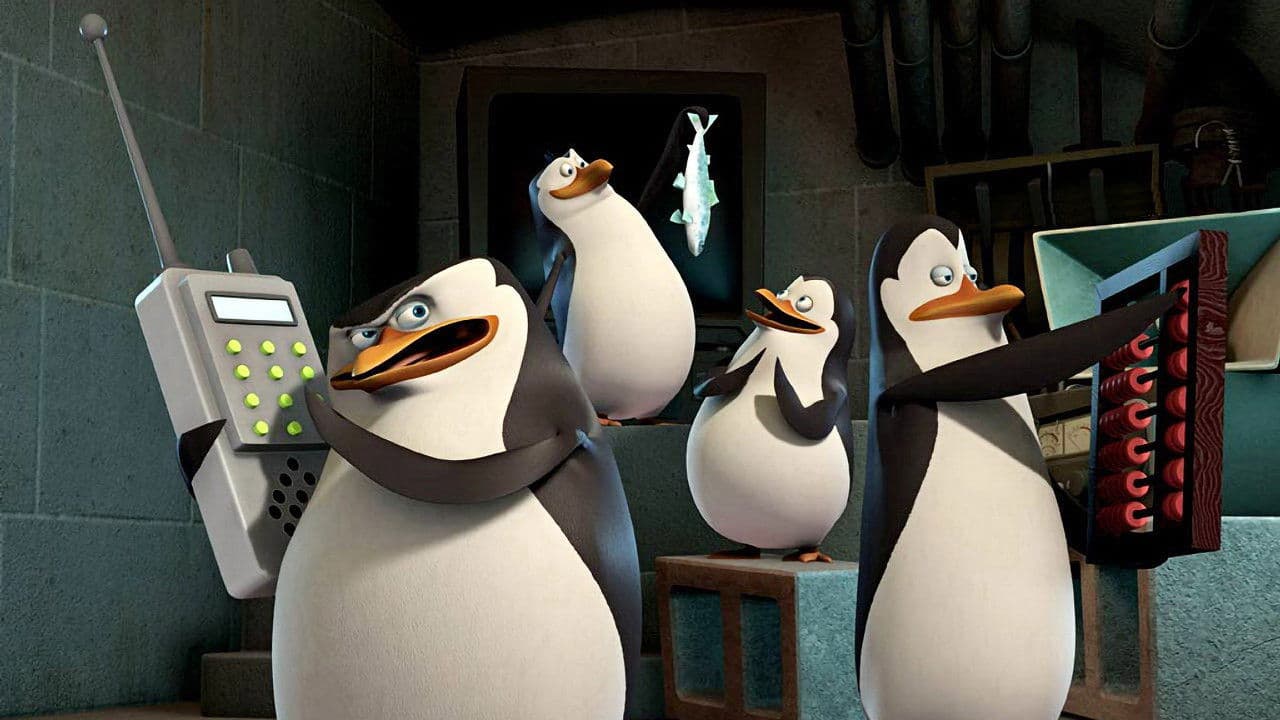 Les pingouins de Madagascar backdrop