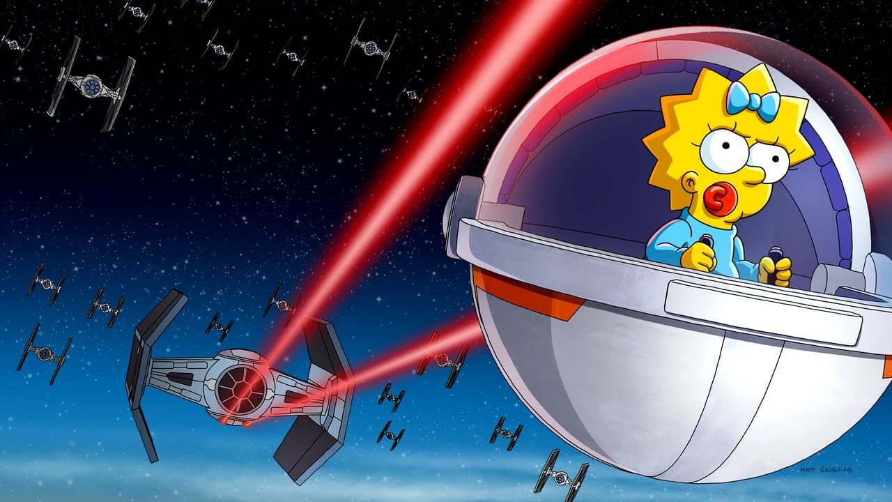 Maggie Simpson dans une galaxie lointaine, très lointaine backdrop