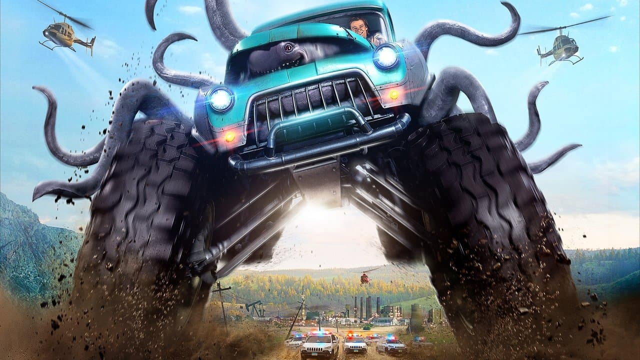 Monster Cars backdrop