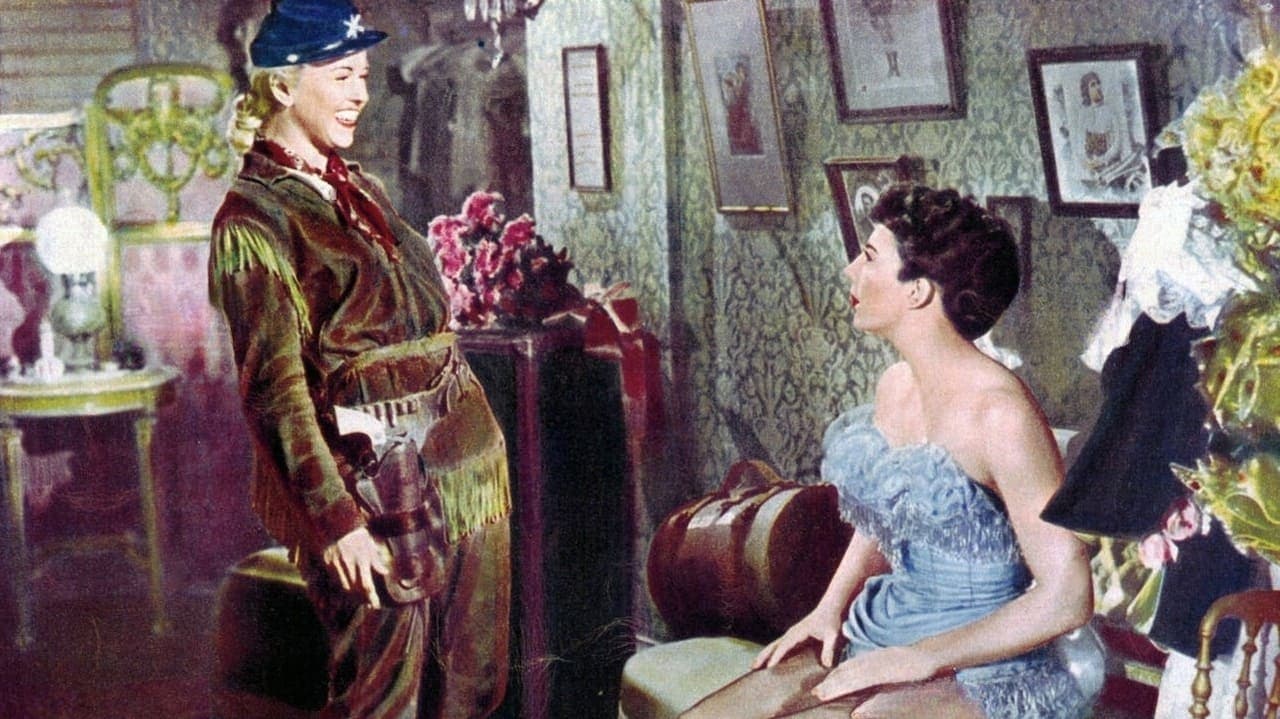 La Blonde du Far-West backdrop