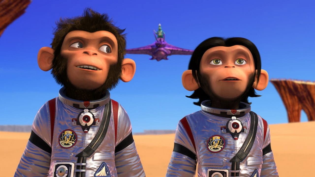 Les Chimpanzés de l'espace backdrop