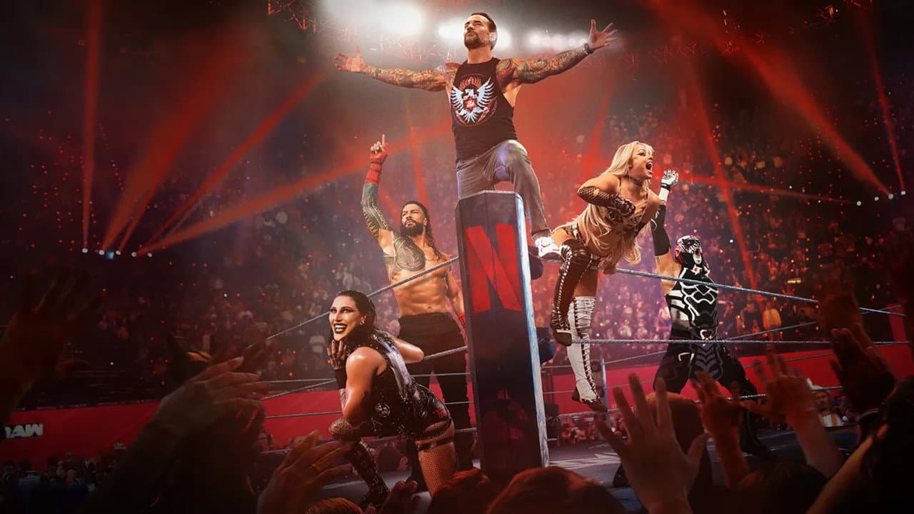 WWE Raw backdrop