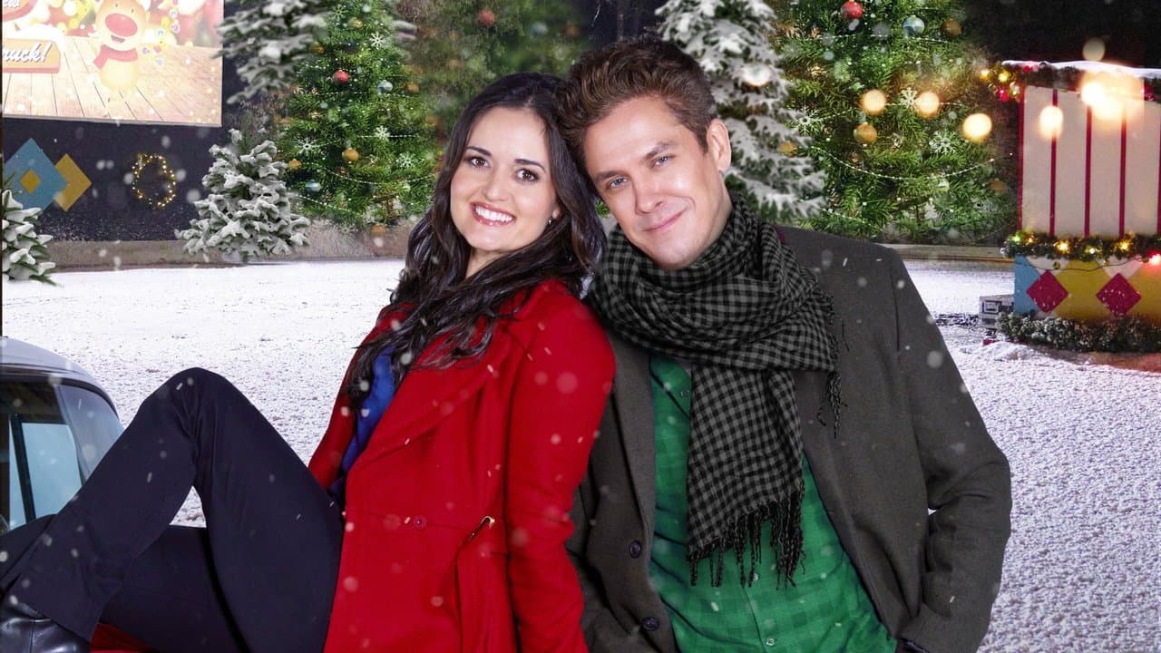 Noël au drive-in backdrop