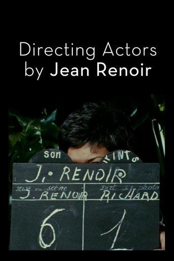 La direction d'acteur par Jean Renoir poster