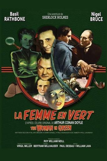 Sherlock Holmes et la femme en vert poster
