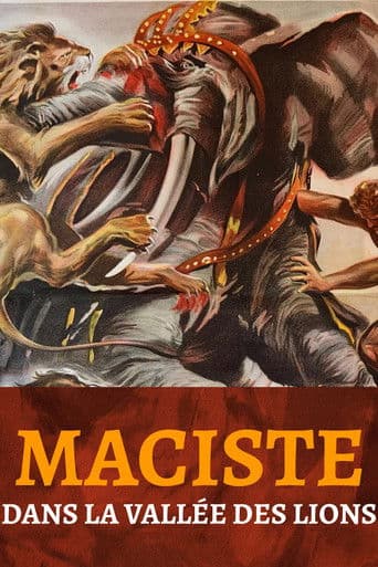 Maciste dans la vallée des lions poster