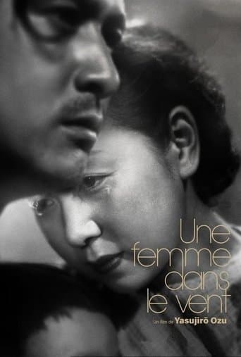 Une femme dans le vent