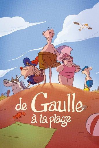De Gaulle à la plage poster