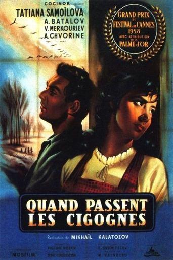 Quand passent les cigognes poster