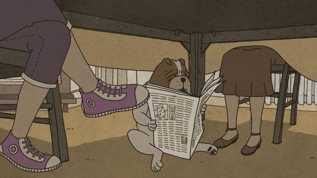 Merci mon chien backdrop