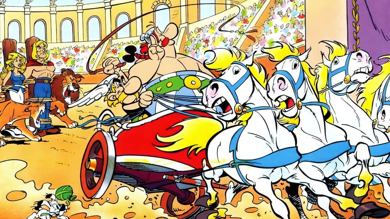 Astérix et la Surprise de César backdrop