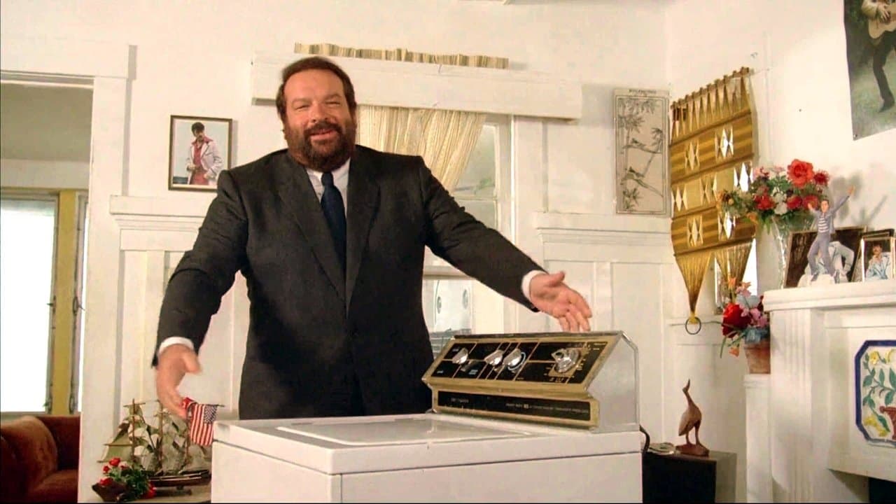 Escroc, macho et gigolo backdrop