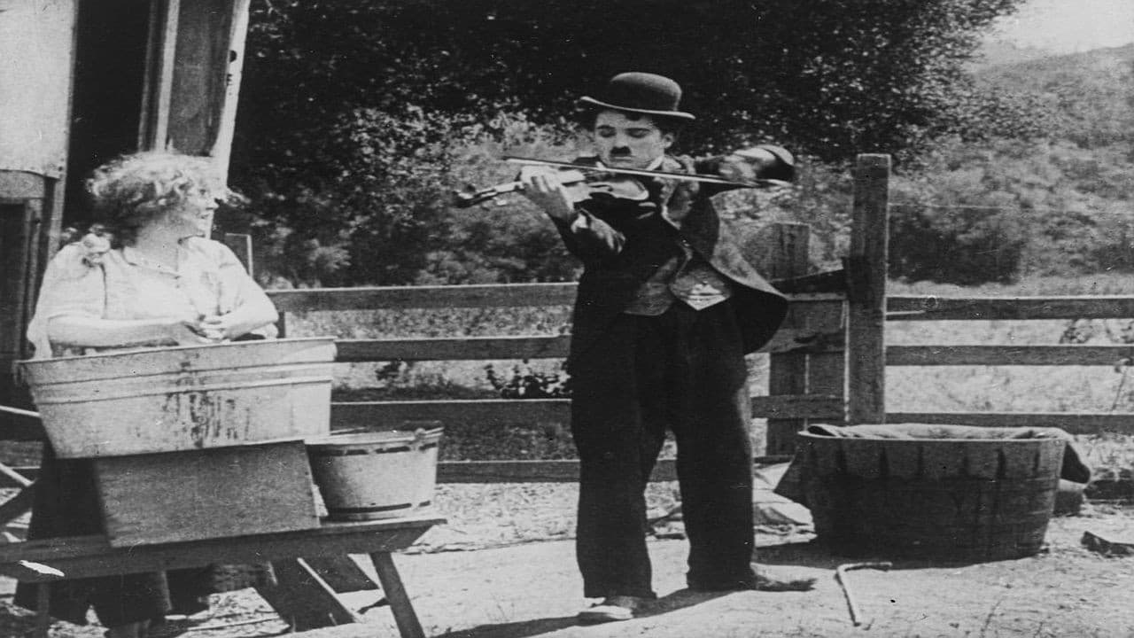 Charlot violoniste backdrop
