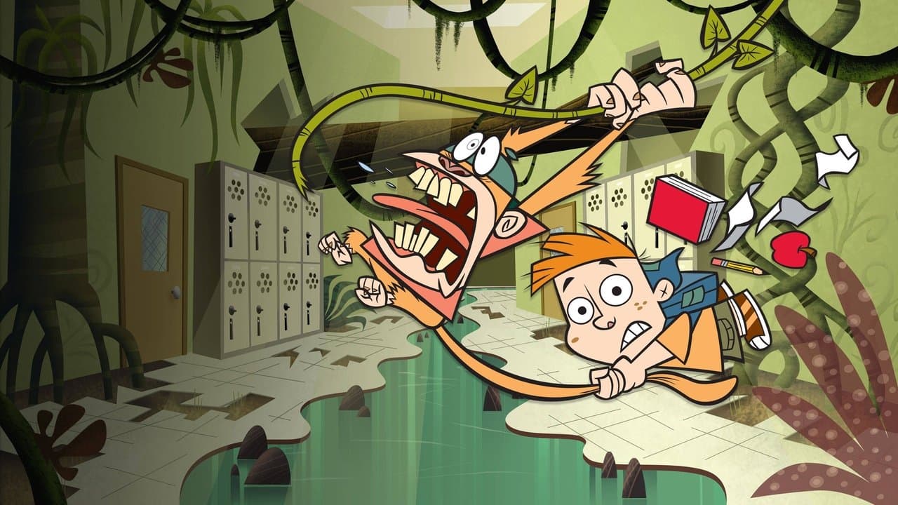 Mon copain de classe est un singe backdrop