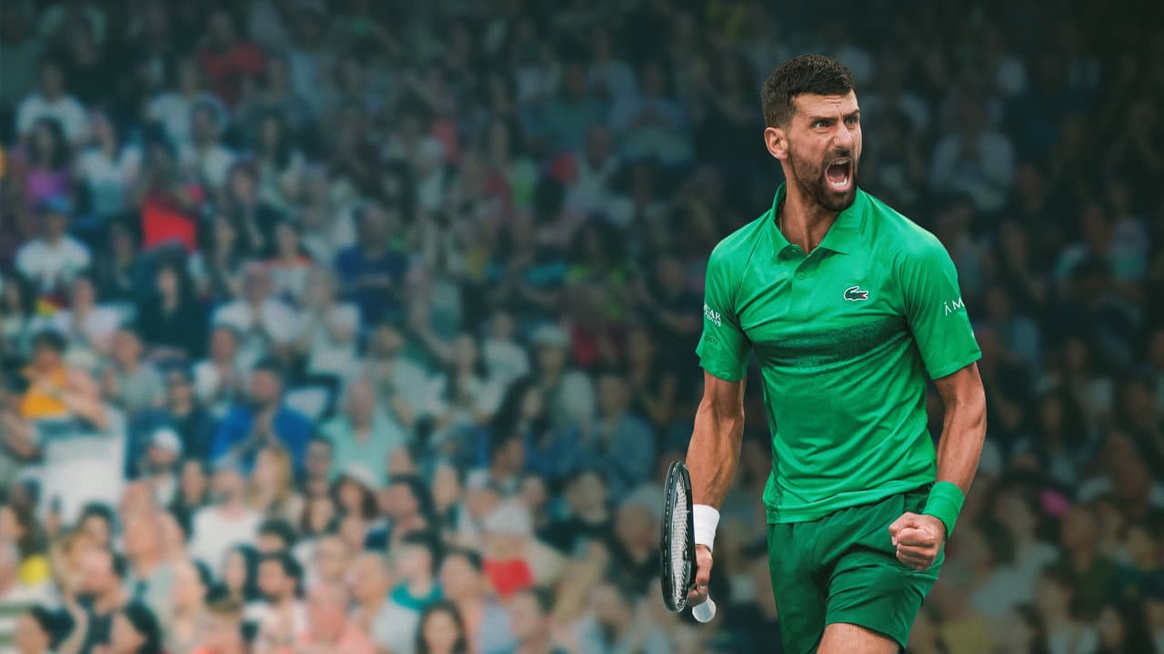 Novak Djokovic : Le Loup en Hiver backdrop