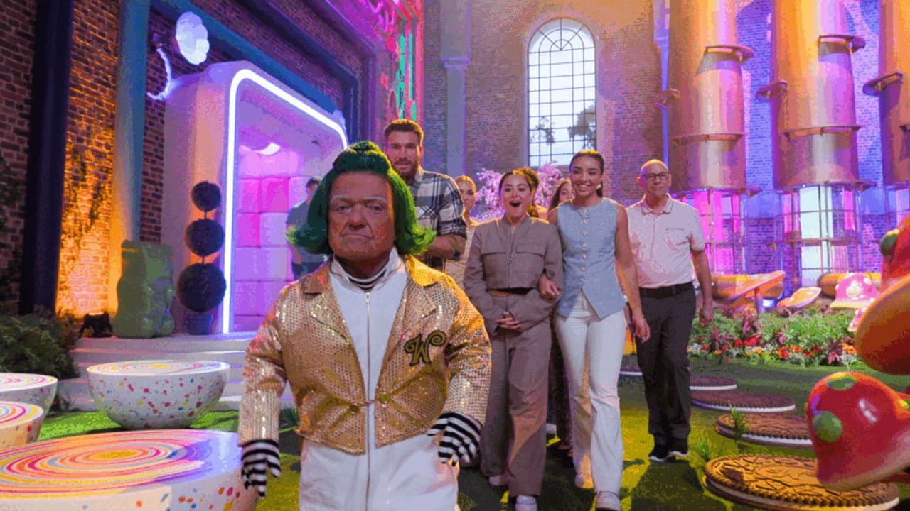 Le Ticket d'or de Willy Wonka backdrop
