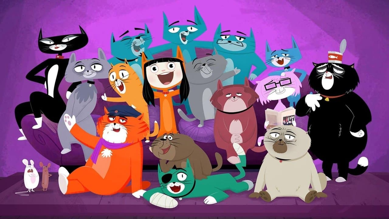 Kitty chez les chats backdrop