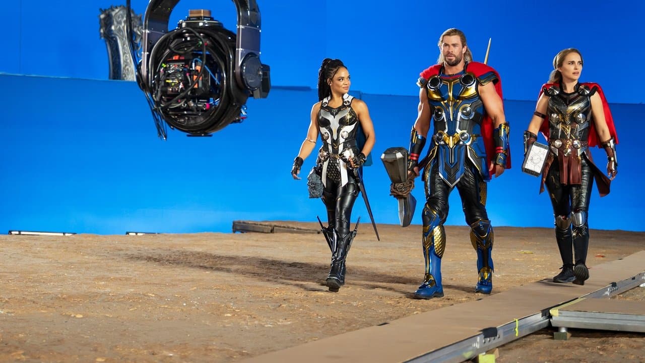 Le Making of de Thor : Love and Thunder backdrop