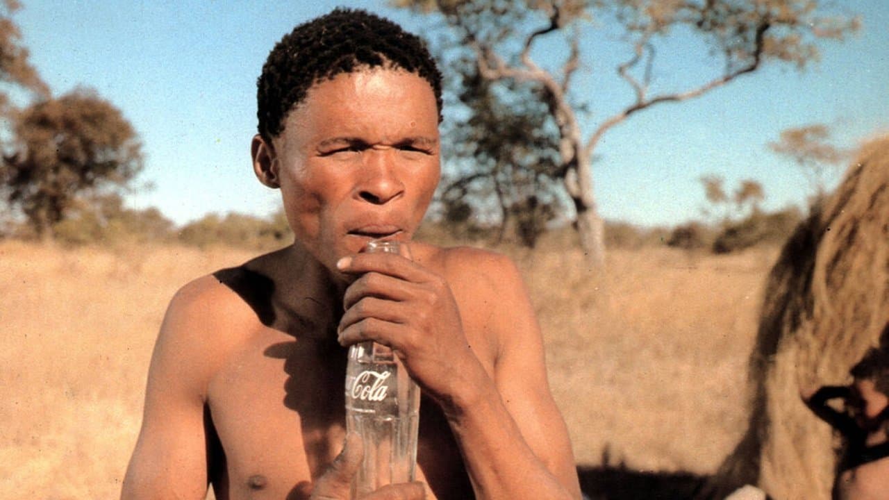 Les Dieux sont tombés sur la tête backdrop