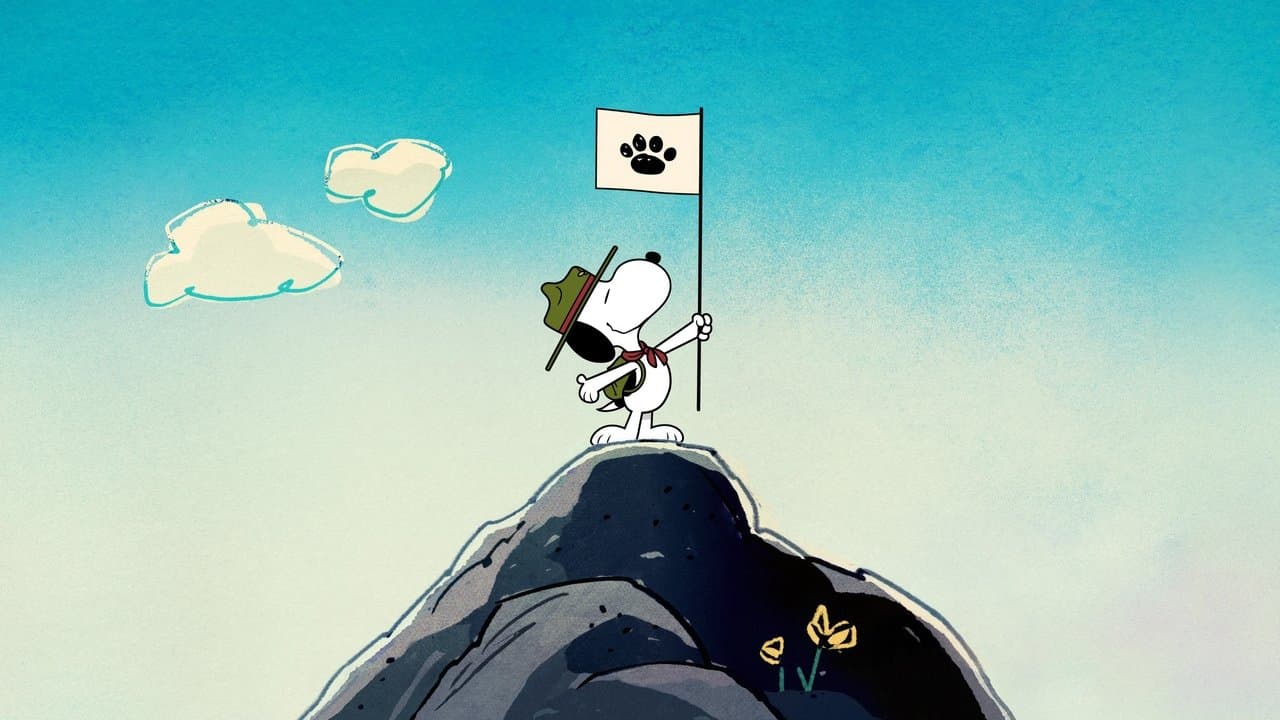 Le Camp de vacances de Snoopy backdrop