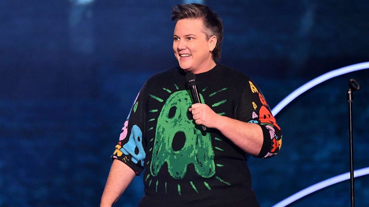 Hannah Gadsby's Gender Agenda backdrop