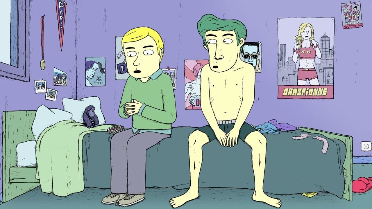 Je sors acheter des cigarettes backdrop