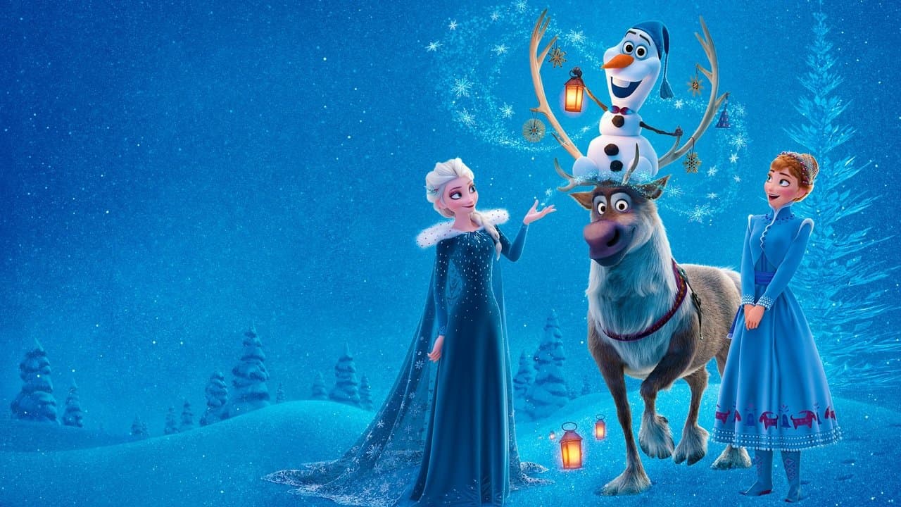 La Reine des Neiges : Joyeuses fêtes avec Olaf backdrop