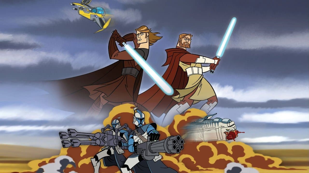 Star Wars Vintage : Clone Wars backdrop